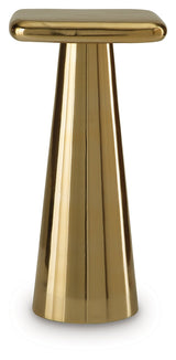 Dallenburg Gold Finish Accent Table by ASHLEY FURNITURE at Eve Furniture