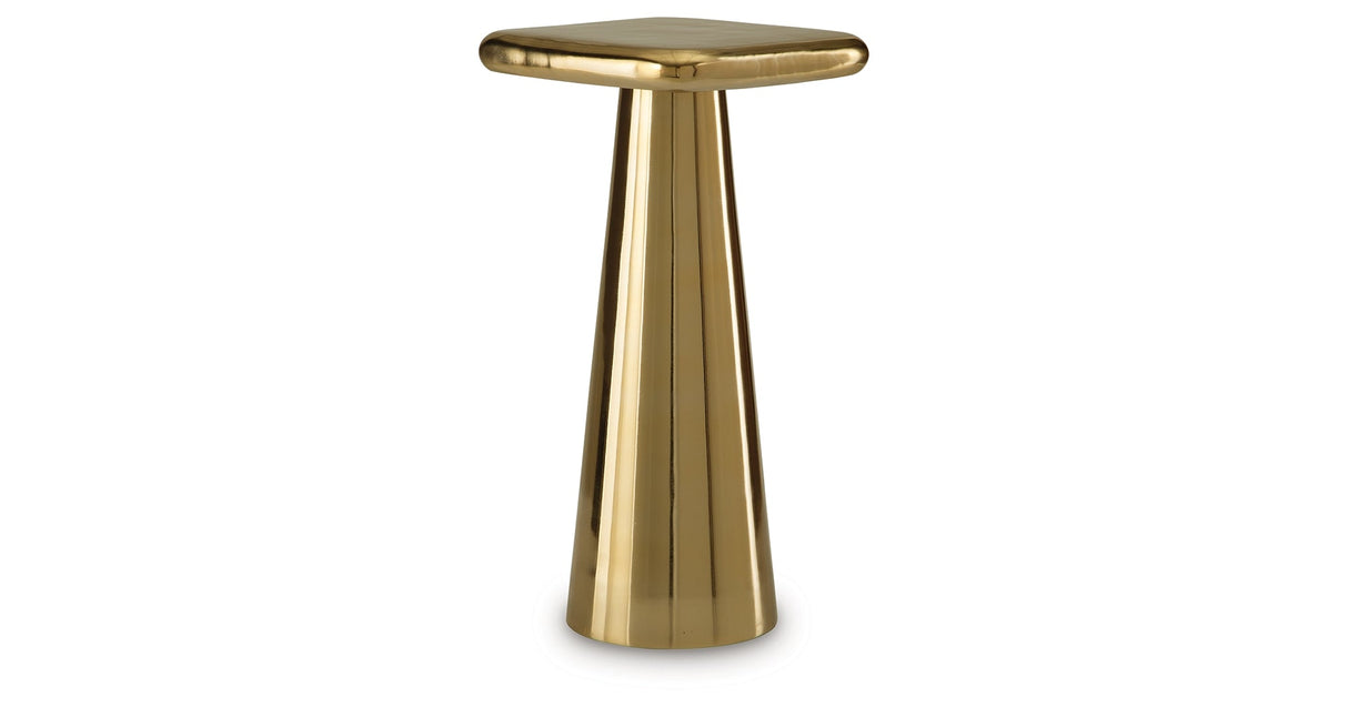 Dallenburg Gold Finish Accent Table by ASHLEY FURNITURE at Eve Furniture