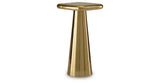 Dallenburg Gold Finish Accent Table by ASHLEY FURNITURE at Eve Furniture
