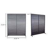 Dallin Black Screen by Moe's Home at Eve Furniture