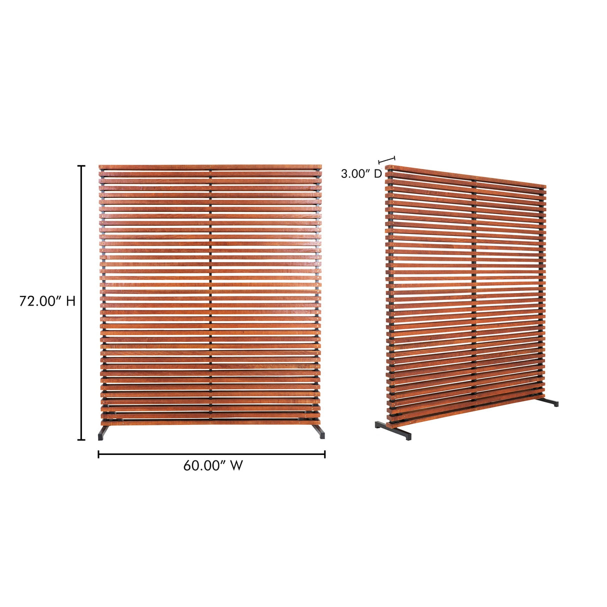 Dallin Brown Screen by Moe's Home at Eve Furniture