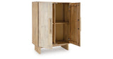 Dallinbury Natural/White Wash Accent Cabinet by ASHLEY FURNITURE at Eve Furniture