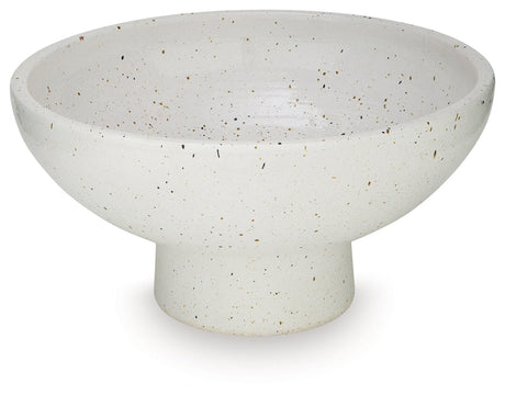 Dallinworth White/Black Bowl by Ashley at Eve Furniture