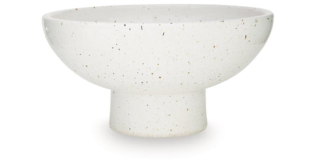 Dallinworth White/Black Bowl by Ashley at Eve Furniture