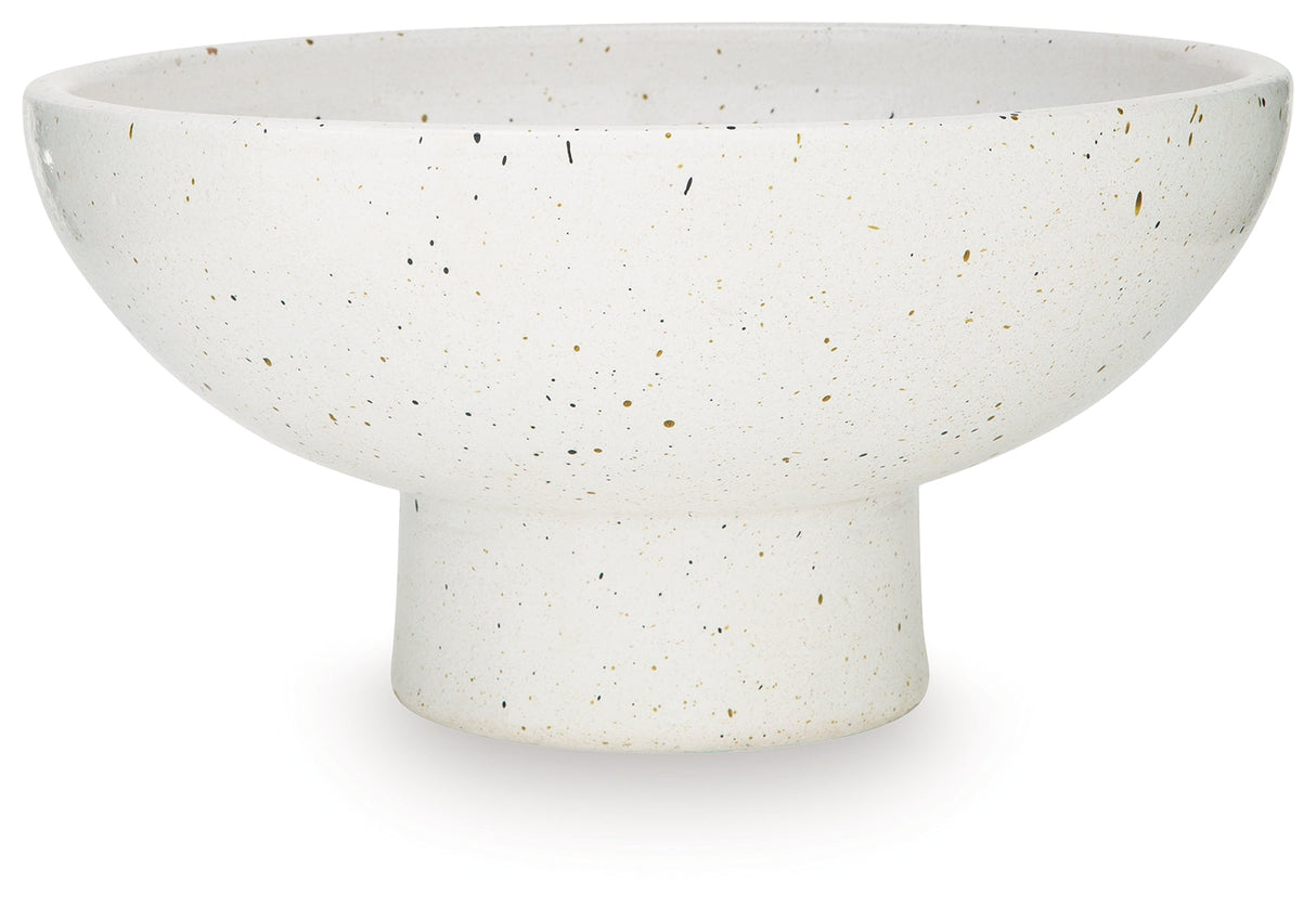 Dallinworth White/Black Bowl by ASHLEY FURNITURE at Eve Furniture