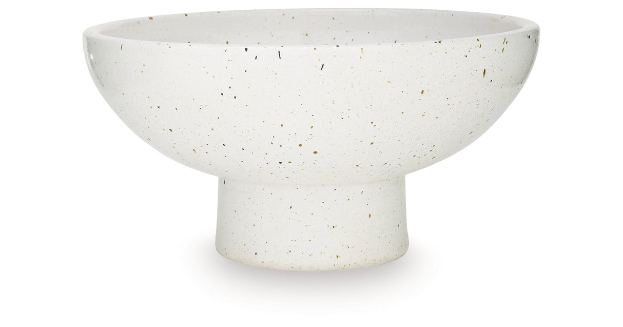Dallinworth White/Black Bowl by ASHLEY FURNITURE at Eve Furniture