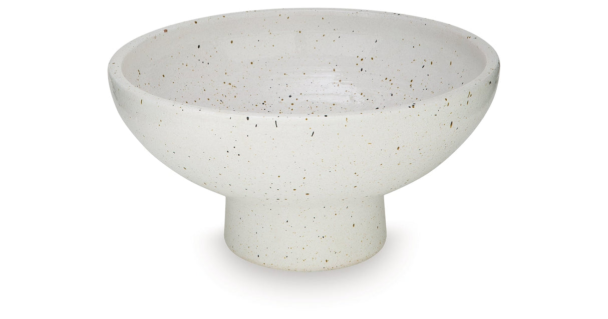 Dallinworth White/Black Bowl by ASHLEY FURNITURE at Eve Furniture