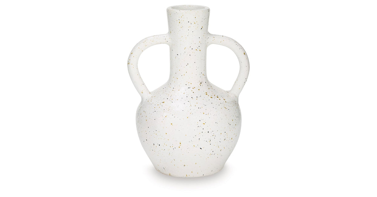 Dallinworth White/Black Vase by ASHLEY FURNITURE at Eve Furniture