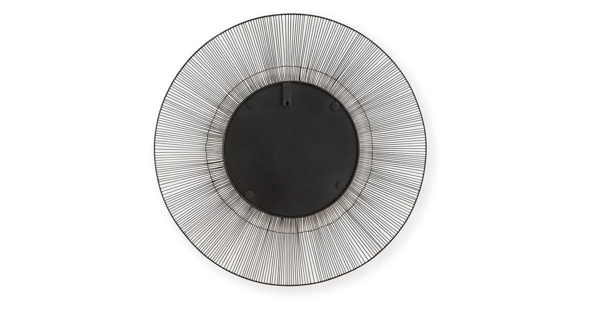 Dallmen Black/Gold Finish Accent Mirror by ASHLEY FURNITURE at Eve Furniture