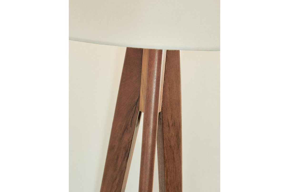 Dallson Brown Floor Lamp by Ashley at Eve Furniture