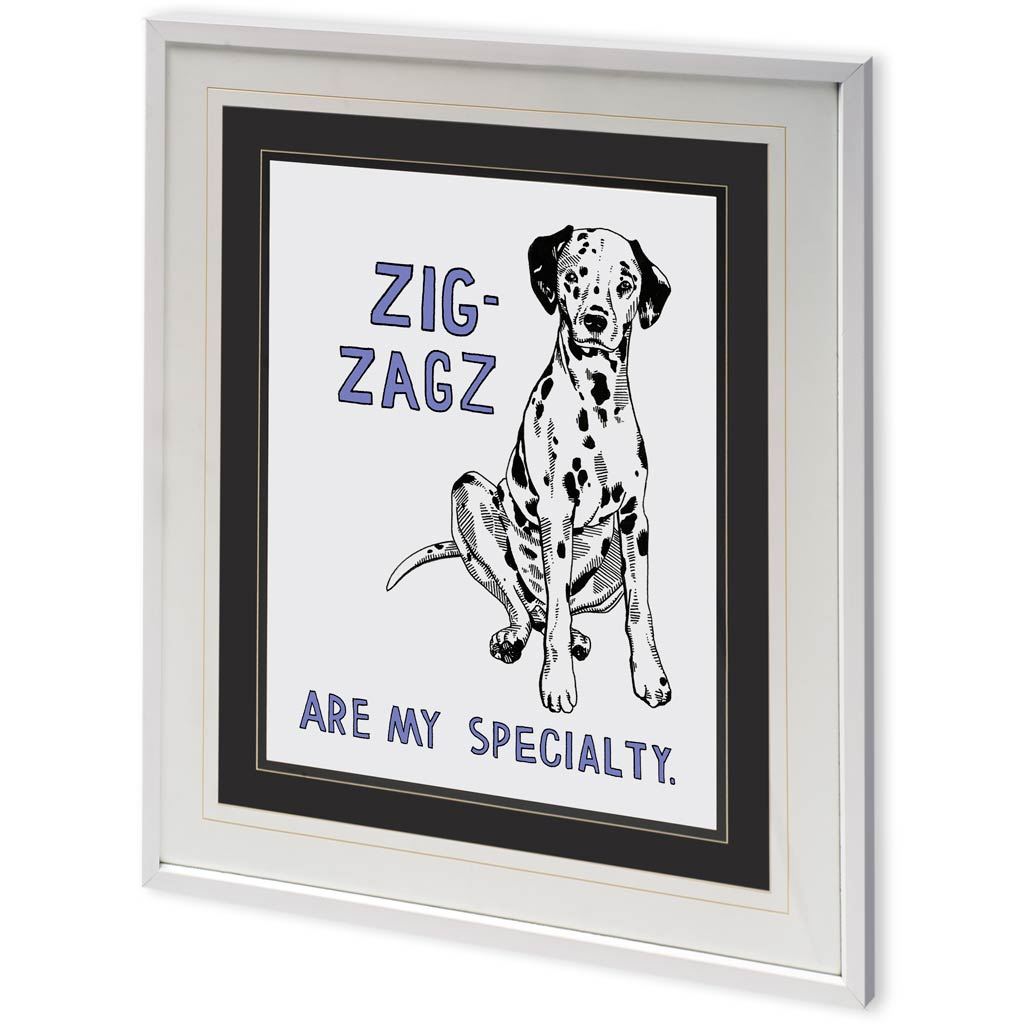 Dalmation by Natasha Marie a Framed Art Print Matted under Glass by Mercana at Eve Furniture