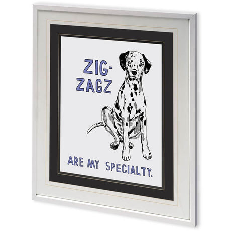 Dalmation by Natasha Marie a Framed Art Print Matted under Glass by Mercana at Eve Furniture