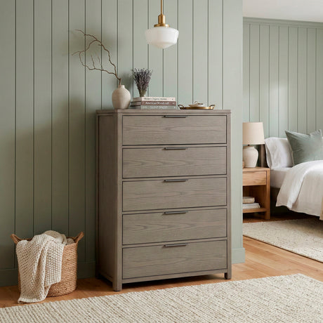 Dalston Light Gray Chest by Homelegance at Eve Furniture