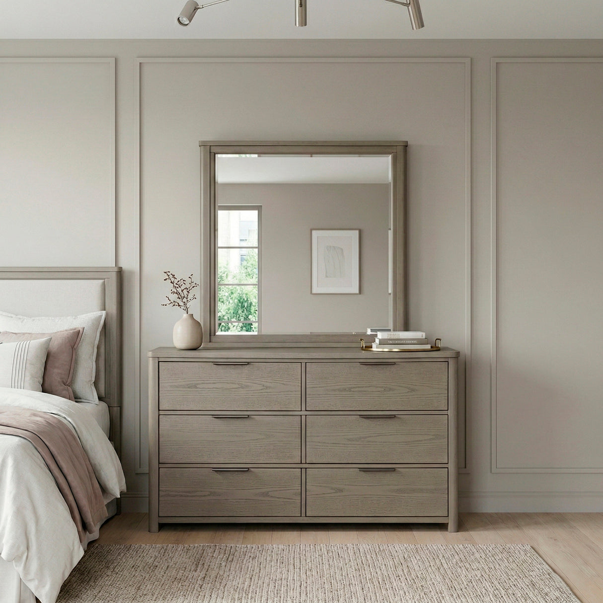 Dalston Light Gray Dresser by Homelegance at Eve Furniture