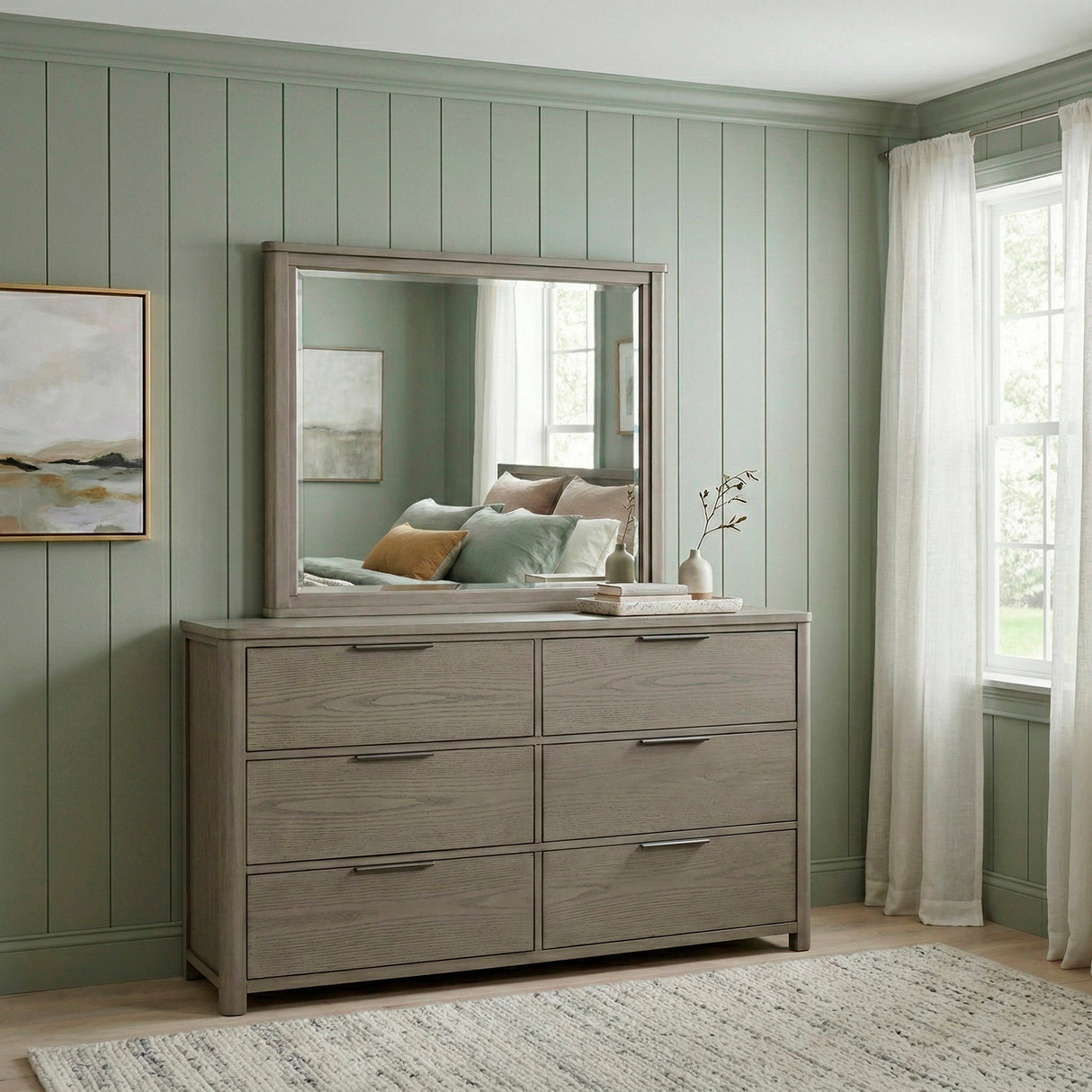 Dalston Light Gray Dresser by Homelegance at Eve Furniture