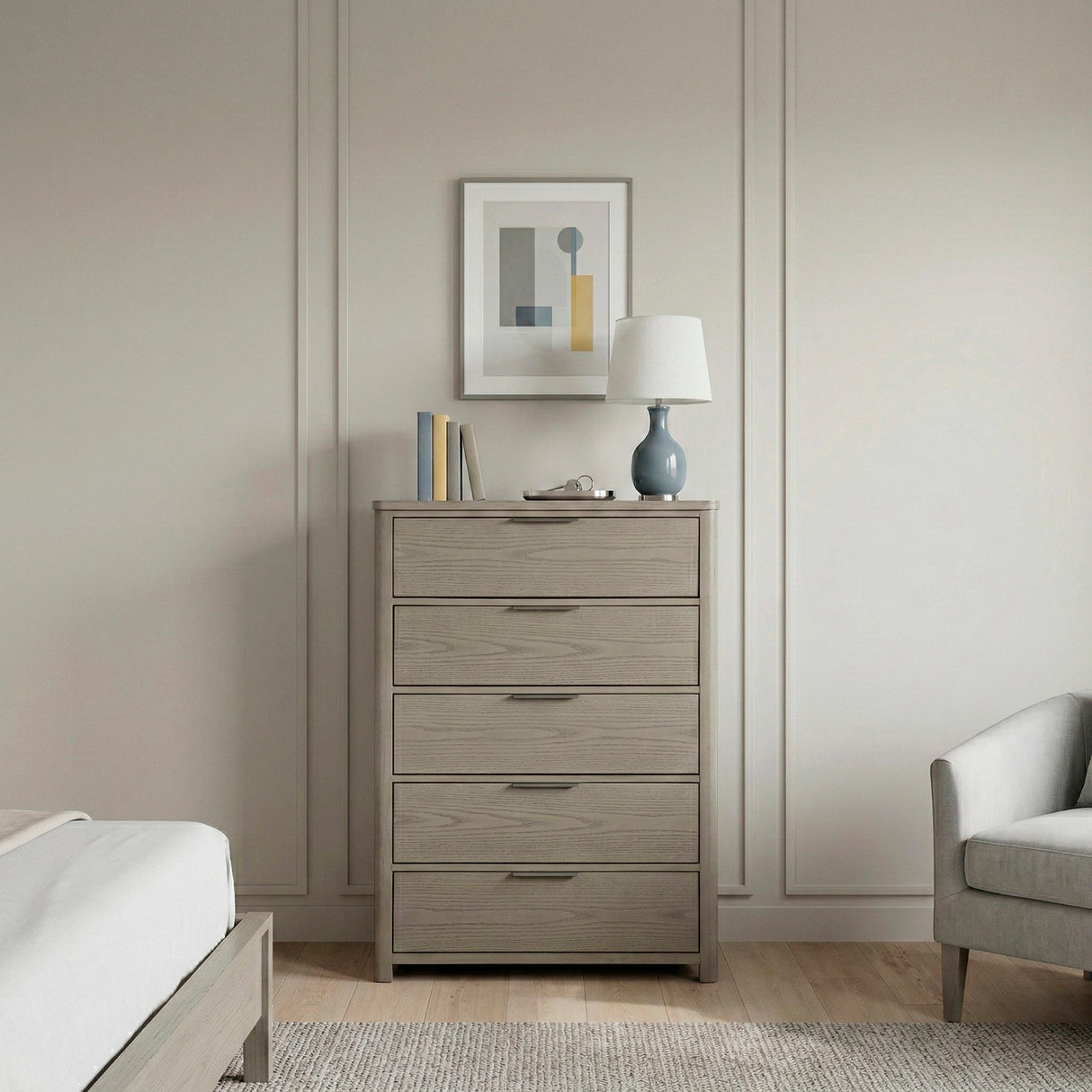 Dalston Light Gray Mirror by Homelegance at Eve Furniture