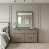 Dalston Light Gray Mirror by Homelegance at Eve Furniture