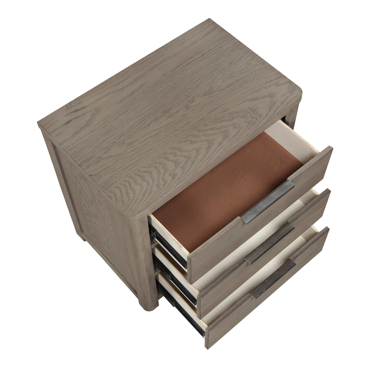 Dalston Light Gray Night Stand by Homelegance at Eve Furniture