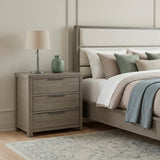 Dalston Light Gray Night Stand by Homelegance at Eve Furniture