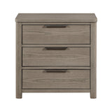 Dalston Light Gray Night Stand by Homelegance at Eve Furniture