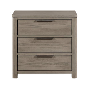 Dalston Light Gray Night Stand by Homelegance at Eve Furniture