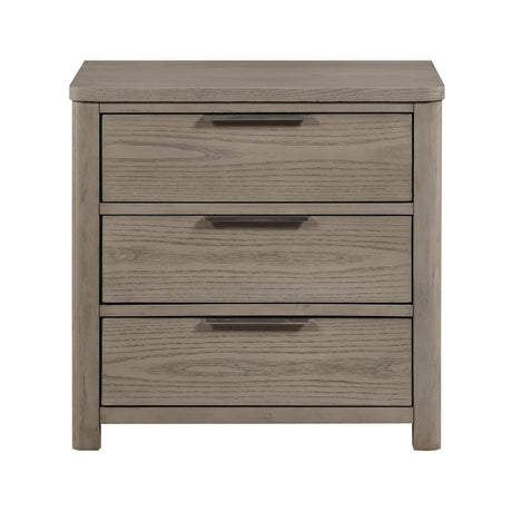 Dalston Light Gray Night Stand by Homelegance at Eve Furniture