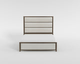 Dalston Light Gray/Beige California King Bed by Homelegance at Eve Furniture