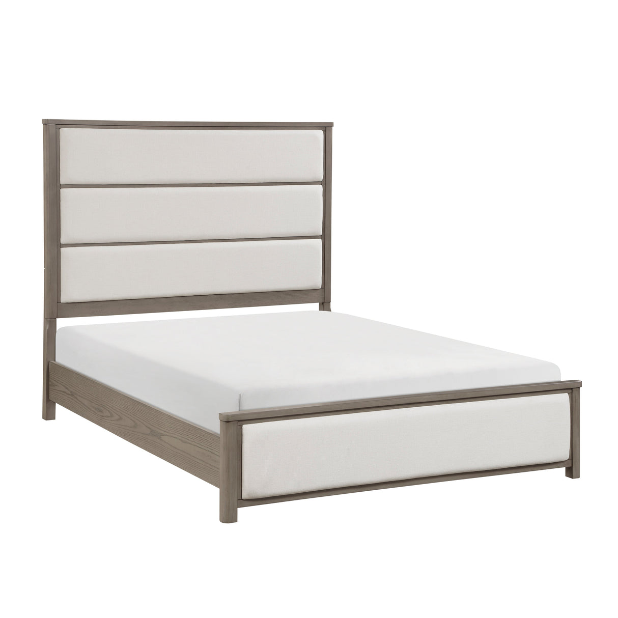 Dalston Light Gray/Beige California King Bed by Homelegance at Eve Furniture