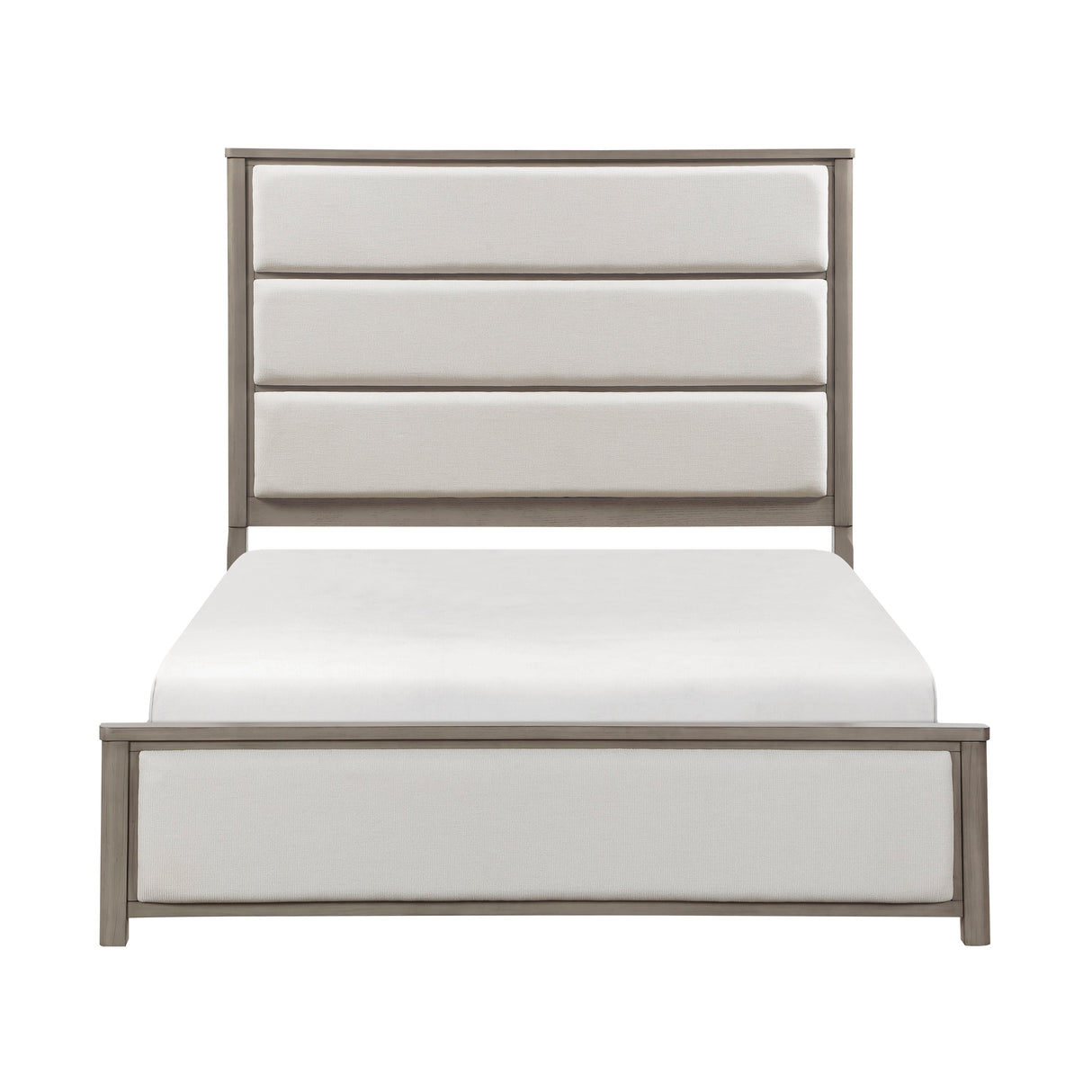 Dalston Light Gray/Beige California King Bed by Homelegance at Eve Furniture