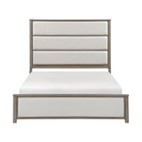 Dalston Light Gray/Beige California King Bed by Homelegance at Eve Furniture