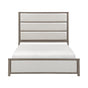Dalston Light Gray/Beige California King Bed by Homelegance at Eve Furniture