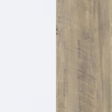 Dalton White and Distressed Pine 2-Door Storage Credenza by Coaster at Eve Furniture