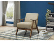 Damala Light Brown Accent Chair by Homelegance at Eve Furniture