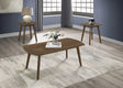 Damala Walnut 3-Piece Pack Occasional Set by Homelegance at Eve Furniture