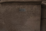 Damasus Java Power Sectional by Furniture of America at Eve Furniture