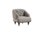 Damla 3-pieces (Sofa & Loveseat & Chair) Livingroom Set in Cream by Furnia at Eve Furniture