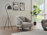 Damla Cream Chair by Furnia at Eve Furniture