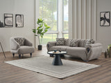 Damla Cream Chair by Furnia at Eve Furniture