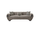 Damla Stationary Sofa in Cream by Furnia at Eve Furniture