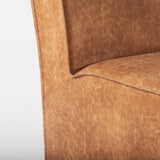 Damon Cognac Brown Faux Leather Dining Chair, Set of 2 by Mercana at Eve Furniture