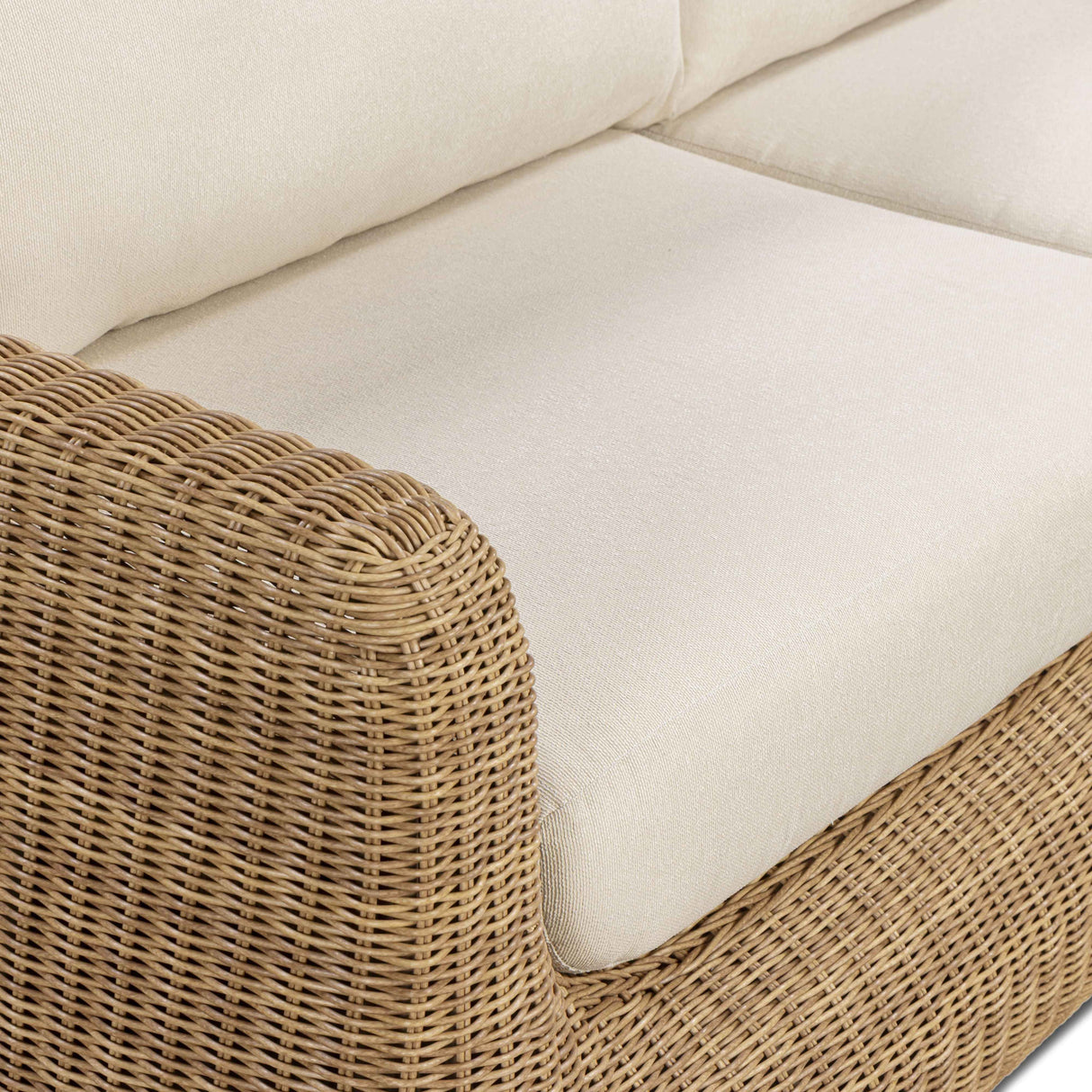 Dana 85" Cream Outdoor Sofa by TOV Furniture at Eve Furniture