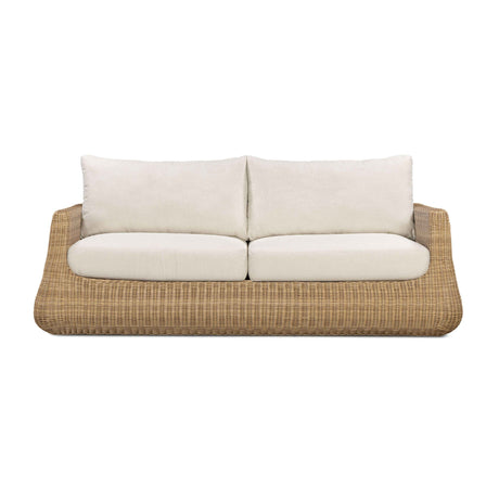 Dana 85" Cream Outdoor Sofa by TOV Furniture at Eve Furniture