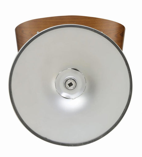 Dana Ecru/Chrome Adjustable Bar Stool by Coaster at Eve Furniture