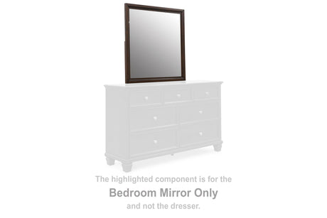 Danabrin Brown Bedroom Mirror (Mirror Only) by Ashley at Eve Furniture