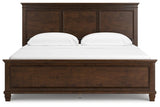 Danabrin Brown California King Panel Bed by Ashley at Eve Furniture