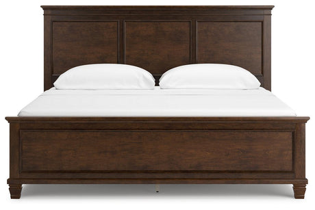 Danabrin Brown California King Panel Bed by Ashley at Eve Furniture