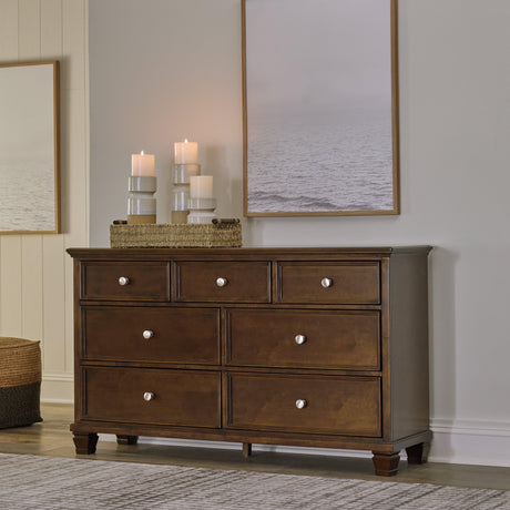 Danabrin Brown Dresser by Ashley at Eve Furniture
