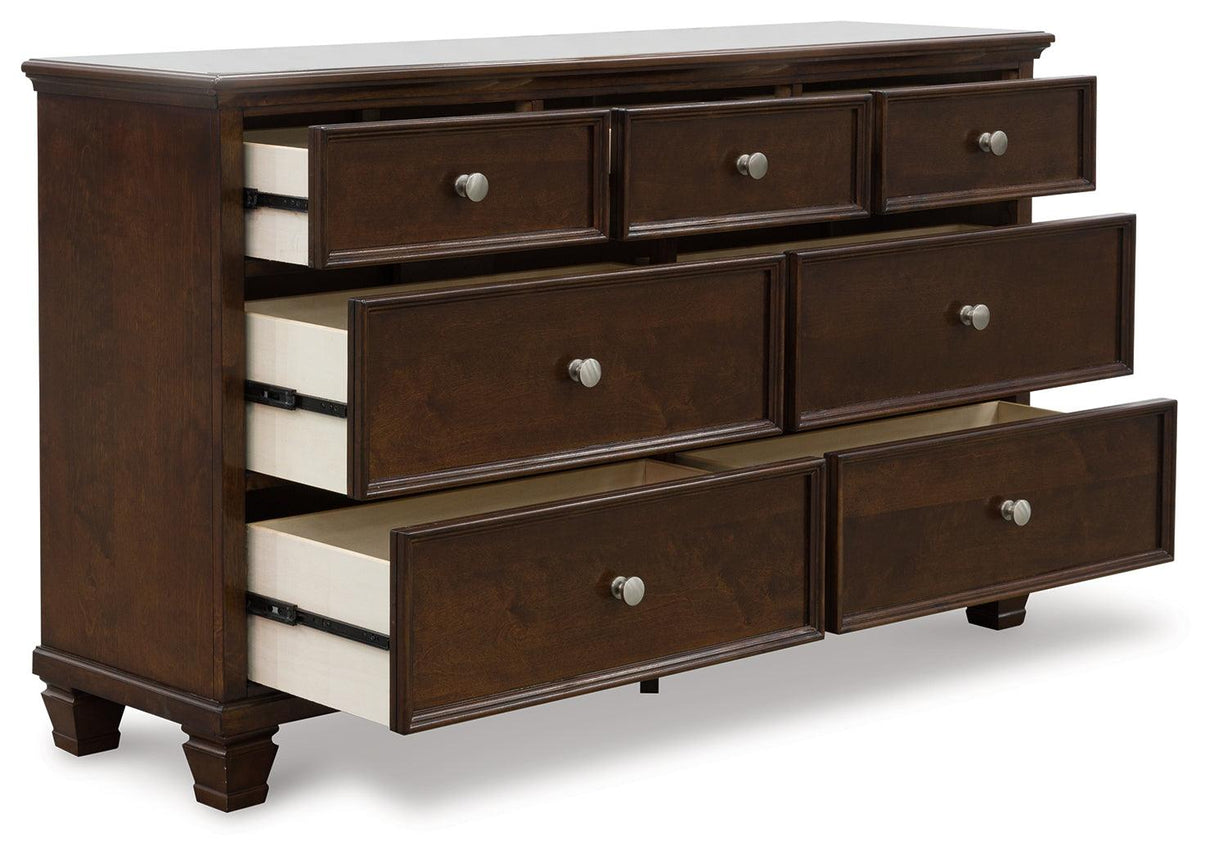 Danabrin Brown Dresser by Ashley at Eve Furniture