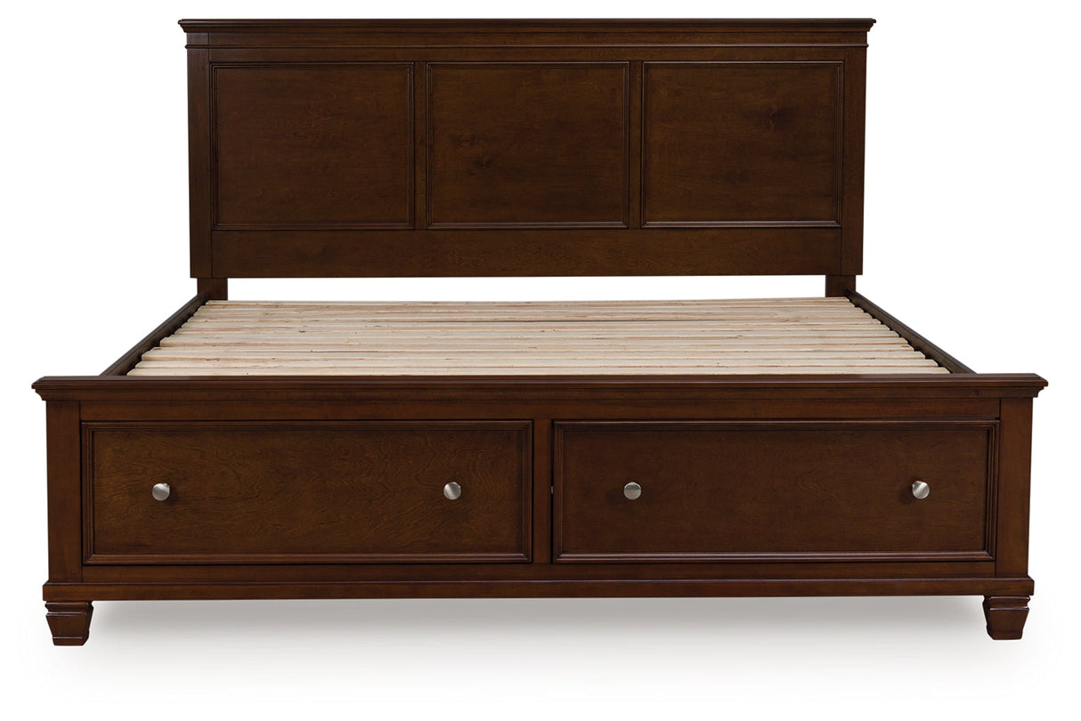 Danabrin Brown King Panel Storage Bed by Ashley at Eve Furniture
