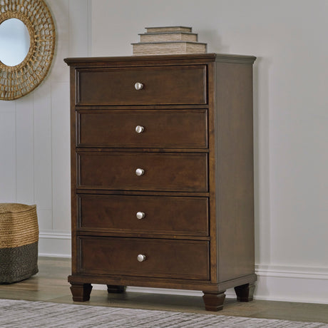 Danabrin Brown Panel Bedroom Set by Ashley at Eve Furniture